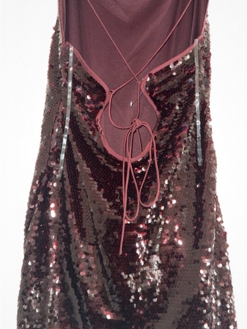 Target Burgundy Sequin Mini Dress
